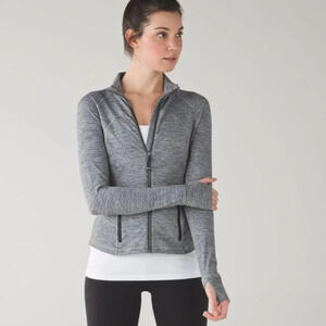 Lululemon Hustle In Your Bustle Jacket
Space Dye Camo  Black Dark Slate